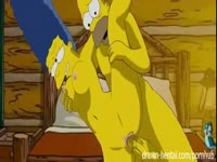 Simpsons hentai sex in the barn